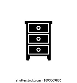 Ilustración Gráfico vectorial del icono del gabinete