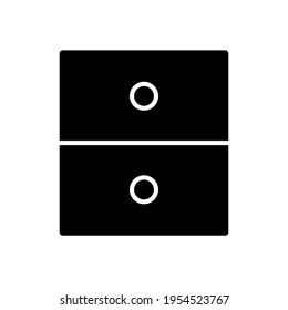 Illustration Vector graphic of cabinet icon