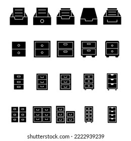 Illustration Vector Graphic of Cabinet icon