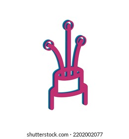 Illustration Vector graphic of cable icon. Fit for wire, electrical etc.
