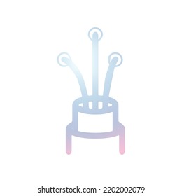 Illustration Vector graphic of cable icon. Fit for wire, electrical etc.