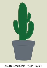 gráfico vectorial de ilustración de cactus.