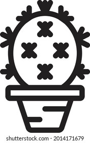 the illustration of vector graphic of cactus. suitable for go green, plant and cactus.