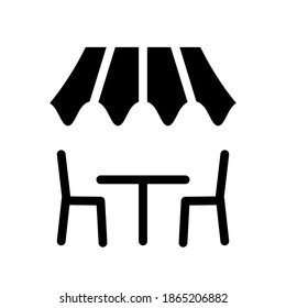 Illustration Vector graphic of cafe icon