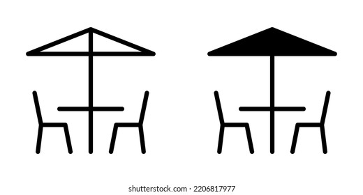 Ilustración Vector gráfico del icono de café. Para el café, el restaurante, el ocio, etc.