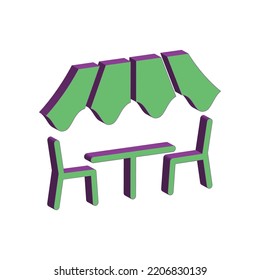 Illustration Vector graphic of cafe icon. Fit for coffee, restaurant, leisure etc.