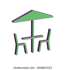 Illustration Vector graphic of cafe icon. Fit for coffee, restaurant, leisure etc.