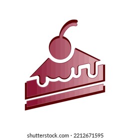 Illustration Vector graphic of cake icon. Fit for dessert, sweet, bakery, food, celebration etc