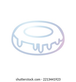 Illustration Vektorgrafik des Kuchensymbol. Geeignet für Dessert, Süßes, Bäckerei, Essen, Feiern usw.