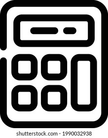 Gráfico vectorial de ilustración de calculadora buena para su diseño ui