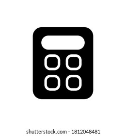 Ilustración Gráfico vectorial del icono de calculadora