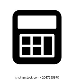 Ilustración Gráfico vectorial del icono Calculadora