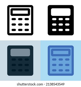 Illustration vector graphic of Calculator Icon. Perfect for user interface, new application, etc