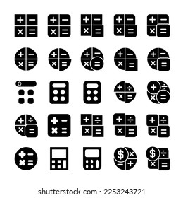 Illustration Vector Graphic of Calculator icon