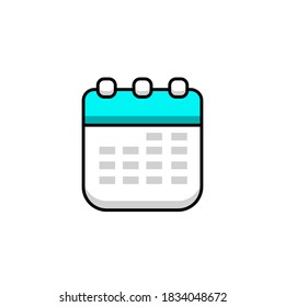 illustration vector graphic of calendar
