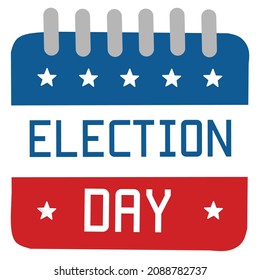 illustration vector graphic of
calendar elections 2022 perfect for election day, wallpaper, icon, poster
