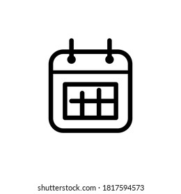 
Illustration Vector graphic of  calendar icon