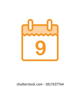 Illustration Vector graphic of calendar icon. Fit for agenda, remember, application, reminder etc.