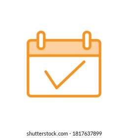 Illustration Vector graphic of calendar icon. Fit for agenda, remember, application, reminder etc.