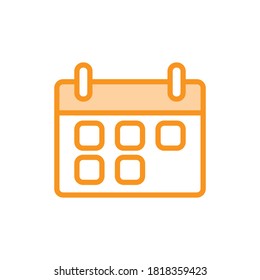 Illustration Vector graphic of calendar icon. Fit for agenda, remember, application, reminder etc.