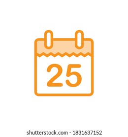 Illustration Vector graphic of calendar icon. Fit for agenda, remember, application, reminder etc.