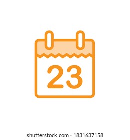 Illustration Vector graphic of calendar icon. Fit for agenda, remember, application, reminder etc.