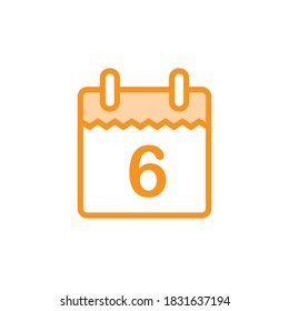 Ilustración Vector gráfico del icono de calendario. Apto para la agenda, recordar, aplicar, recordar, etc.