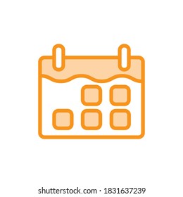 Illustration Vector graphic of calendar icon. Fit for agenda, remember, application, reminder etc.