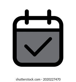 Vektorgrafik der Illustration des Kalendersymbol