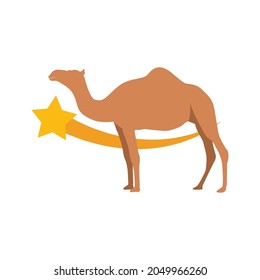Illustration Vector Graphic of Camel Star Logo. Perfect to use for Technology Company