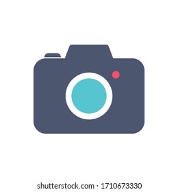 Ilustración vectorial gráfico del icono de cámara