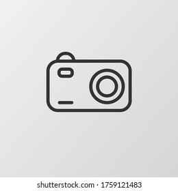 Illustration vector graphic of camera Icon. 