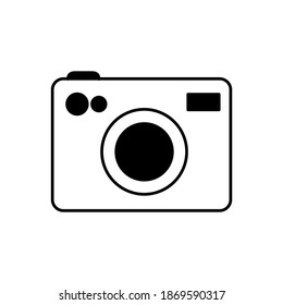 Illustration vector graphic of camera icon. Concept flat design. Perfect for poster, banner, web, symbol, application, card, template, coverbook, logo, cartoon, etc.