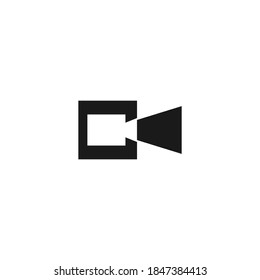 Gráfico vectorial de ilustración del logotipo de la cámara