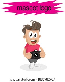 Illustration vector graphic of with camera poses. Perfect for card, poster, banner, T-shirt, etc.