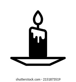 Illustration Vector graphic of Candle icon template