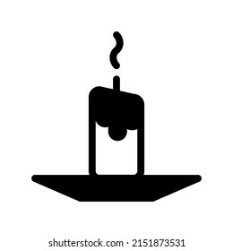 Illustration Vector graphic of Candle icon template