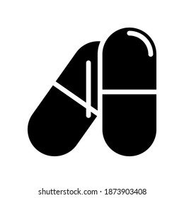 Illustration Vector graphic of capsule icon