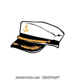 Illustration Vector Graphic of Captain Cap design