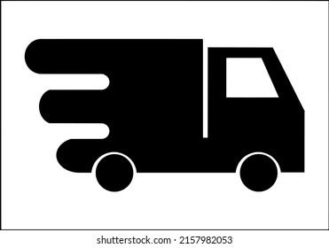 Gráfico vectorial de ilustración de entrega de automóviles