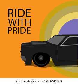 illustration vector graphic car. good for autocar logo
