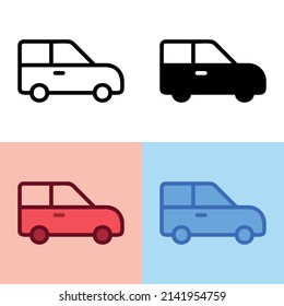 Illustration vector graphic of Car Icon. Perfect for user interface, new application, etc