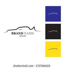 Illustration vector graphic of car line logo. Best for personal logo