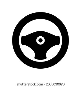 Ilustración Gráfico vectorial del icono de la dirección del automóvil
