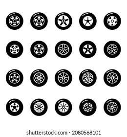 Illustration Vector Graphic of Car Tire icon