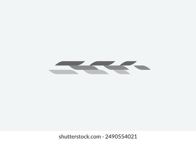 Illustration vector graphic of car tire trail move. Good for logo