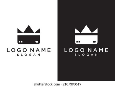 illustration vector graphic of card and crown.