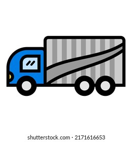 Illustration Vector Graphic of Cargo, delivery, shipping Icon