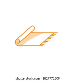 Illustration Vector graphic of carpet icon. Fit for floor, mattress, fabric etc.