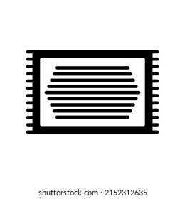 Illustration Vector graphic of carpet icon. Fit for floor, mattress, fabric etc.